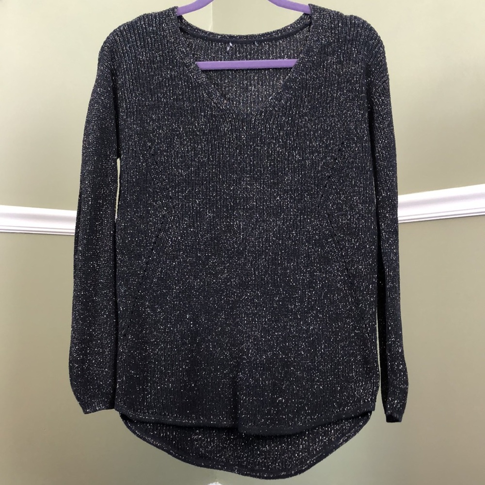 Sparkly Black & Gold Sweater